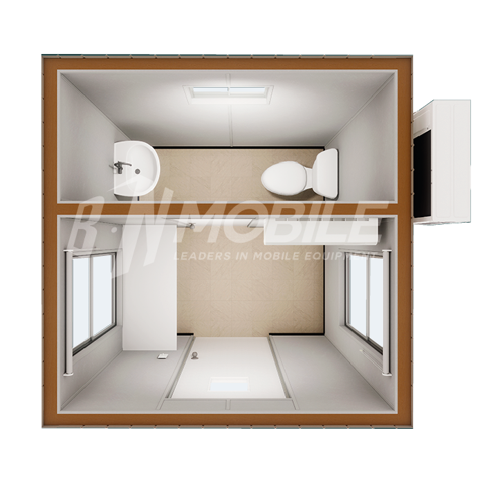 bn mobile, modular building, security booth, 8x8